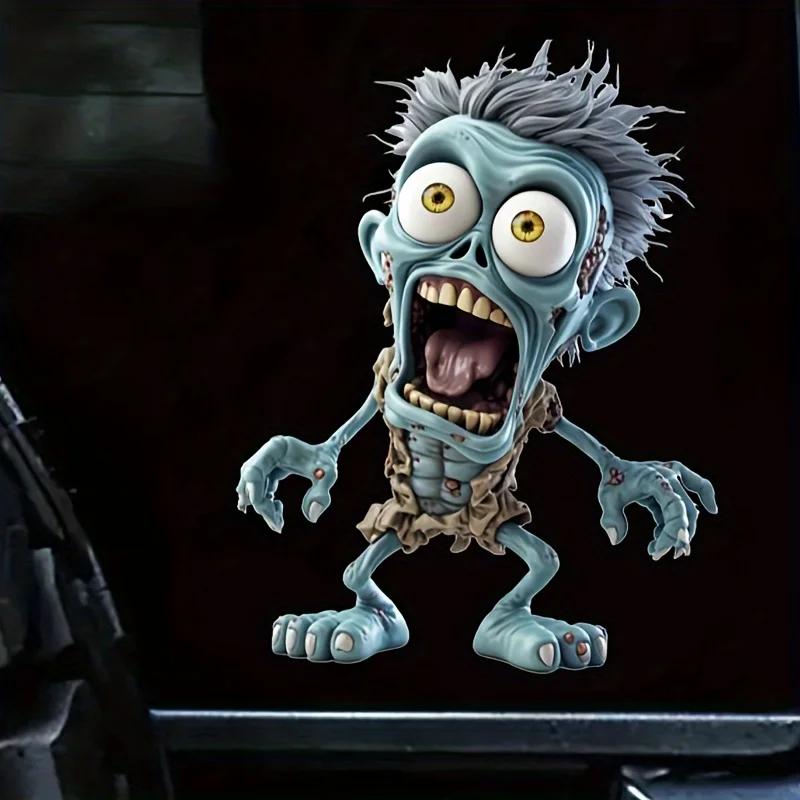 Surprised Skull Man motorcycle stickers car window body decoration motorbike fuel tank waterproof decals