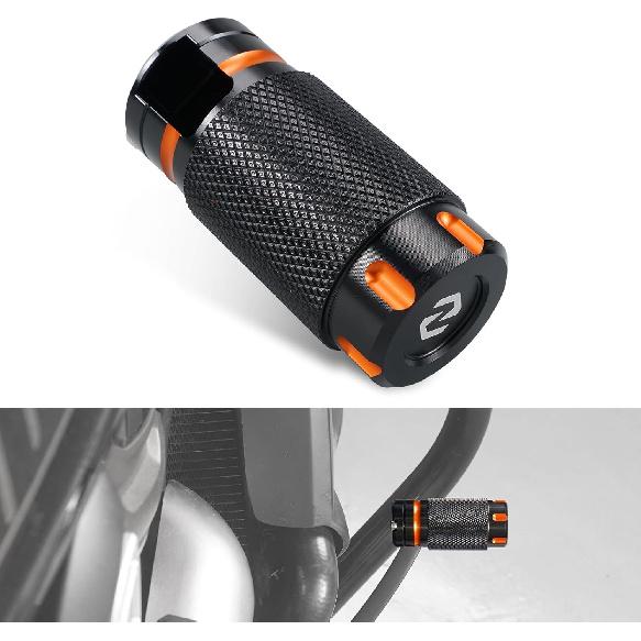 

NICECNC Orange Rear Brake Pedal Pad Aluminum Back Brake Pedal Compatible with Harley Sportster S RH1250S 2021-2024, Replacement for 50600383
