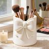 Bowknot Desktop Storage Bucket, Makeup Brush Storage Box, 3D Pen Holder, Lip Gloss And Eyebrow Brush Stand, Makeup Brush Organizer