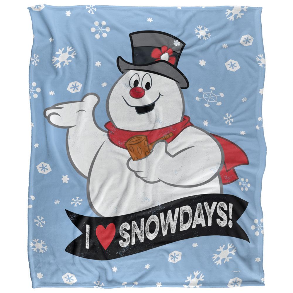 Frosty The Snowman I Love Snowdays Blanket
