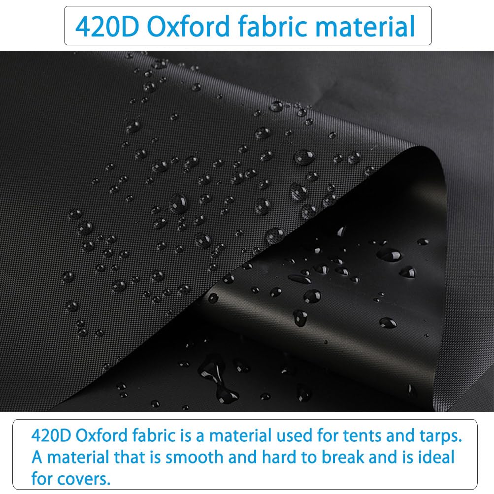 Half Car Body UV 420D Oxford Black Cover, Cover, Waterproof, Dustproof, Protection, Fabric, (Hatchback)