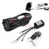LED Light Bar Wiring Harness 12V 40A Relay Wireless On-off Switch 180W\300w Offroad Car Strobe Work Head Fog Light 2 Leads Wire