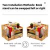 New Space Saving Multi-layer Storage Box Wooden Tissue Box Desktop Storage Box High-capacity Desk Organizer Household Use