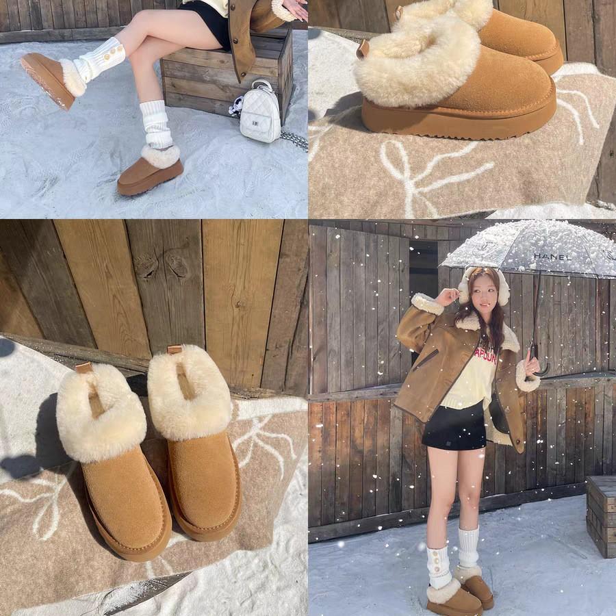 Women's lightweight comfortable thick sole cold warm padded snow boots non-slip wear outdoor sports low-top cotton boots