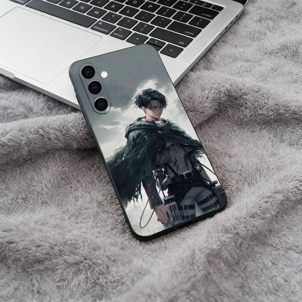 A-ttack -on -Titan -Eren Y-Yeager Phone Case For Samsung Galaxy A73,A71 A72,A70,A53,A52,A51,Soft Silicone Black Cover