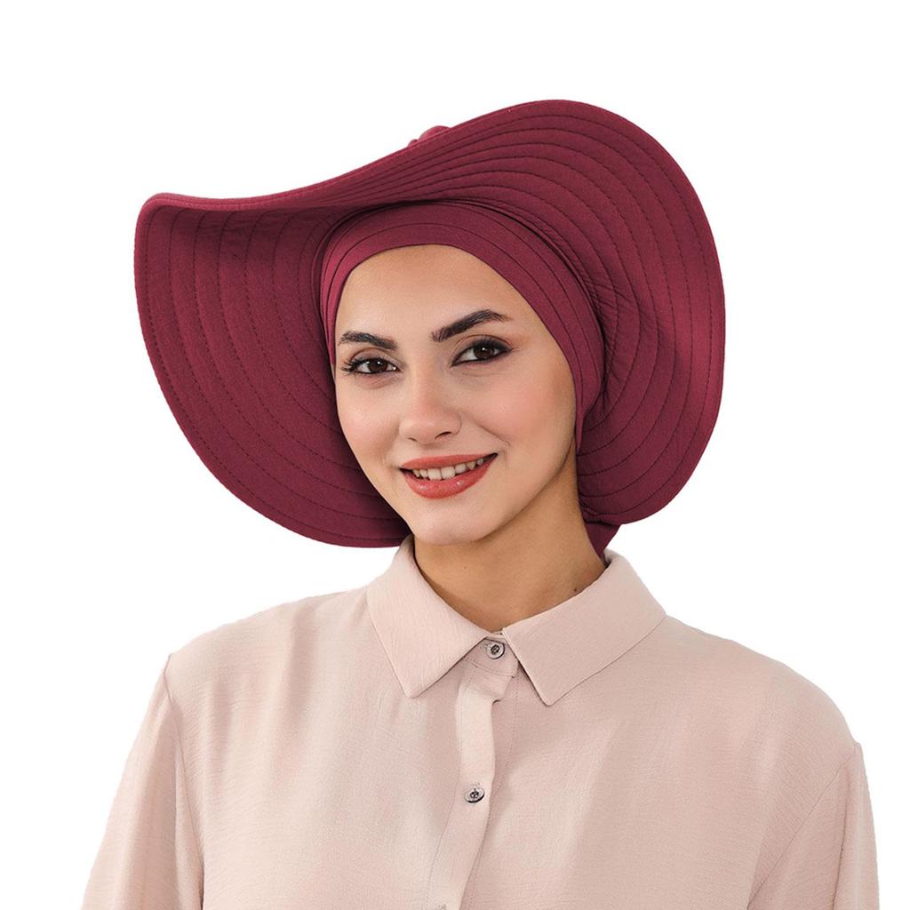 Sun Protections Hat With Headwraps For Outdoor Activities Breathable Sun Protective Headwear Lightweight Foldable Design