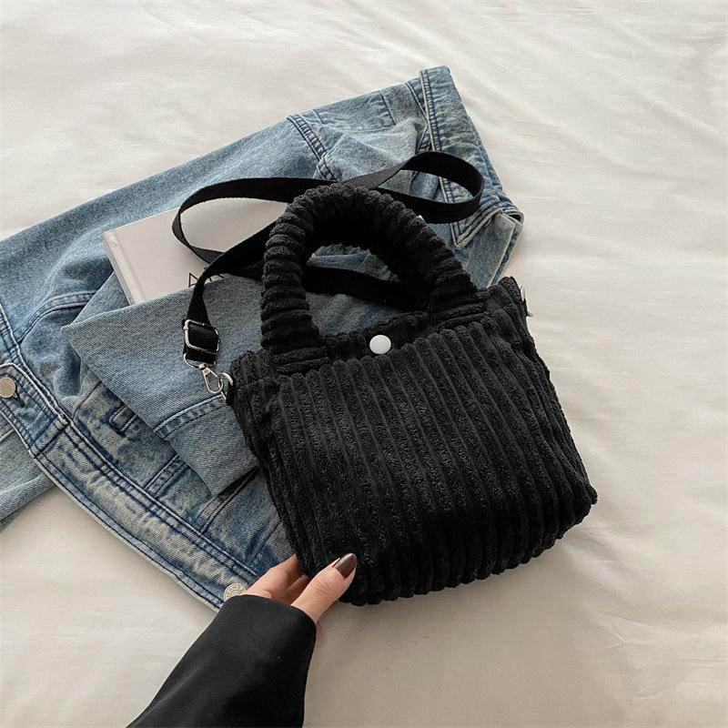 Corduroy Simple Large Capacity Casual Crossbody Bags for Women Shoulder Bags Purse and Handbags Designer Bag  