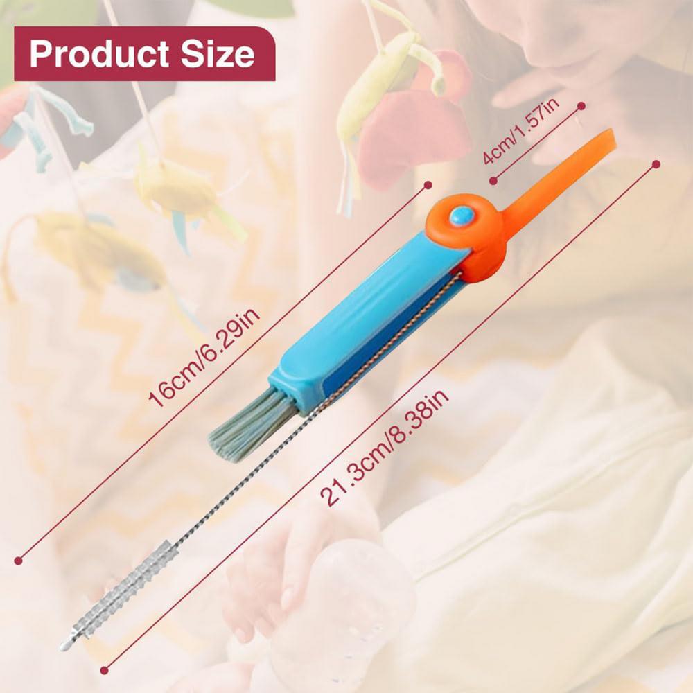 Portable Rotable Cleaning Brush Water Bottle Cover Cleaning Brush Multifunctional Cup Crevice Cleaning Brush Cleaner