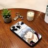Gintama Phone Case For iPhone 17,16,15,14,13,12,11 Plus,Pro Max,XS,Soft Silicone Black Cover