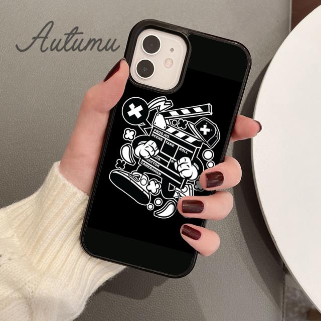 

Чехол для телефона с изображением кинорежиссера и хлопушки для iPhone 11 12 13 14 Pro Max mini XR XS SE 2020 6S 7 8 Plus Samsung S21 S22 Samsung S22ultra