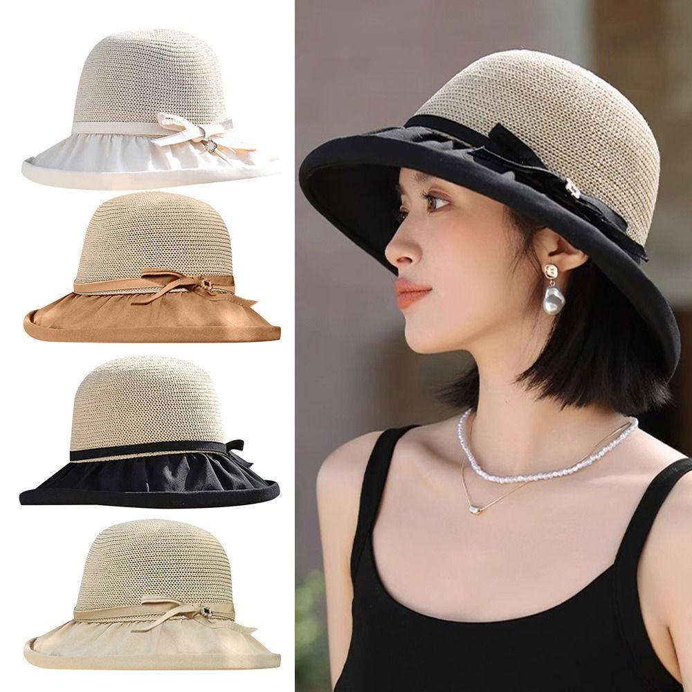 

Breathable Fisherman Hat Foldable Basin Hat New Bucket Cap Women