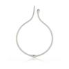 Fashion Serpentine Necklace for Women Unique Exaggerated Alloy Pendant Silver Chain Gift for Mother Sister Girlfriend