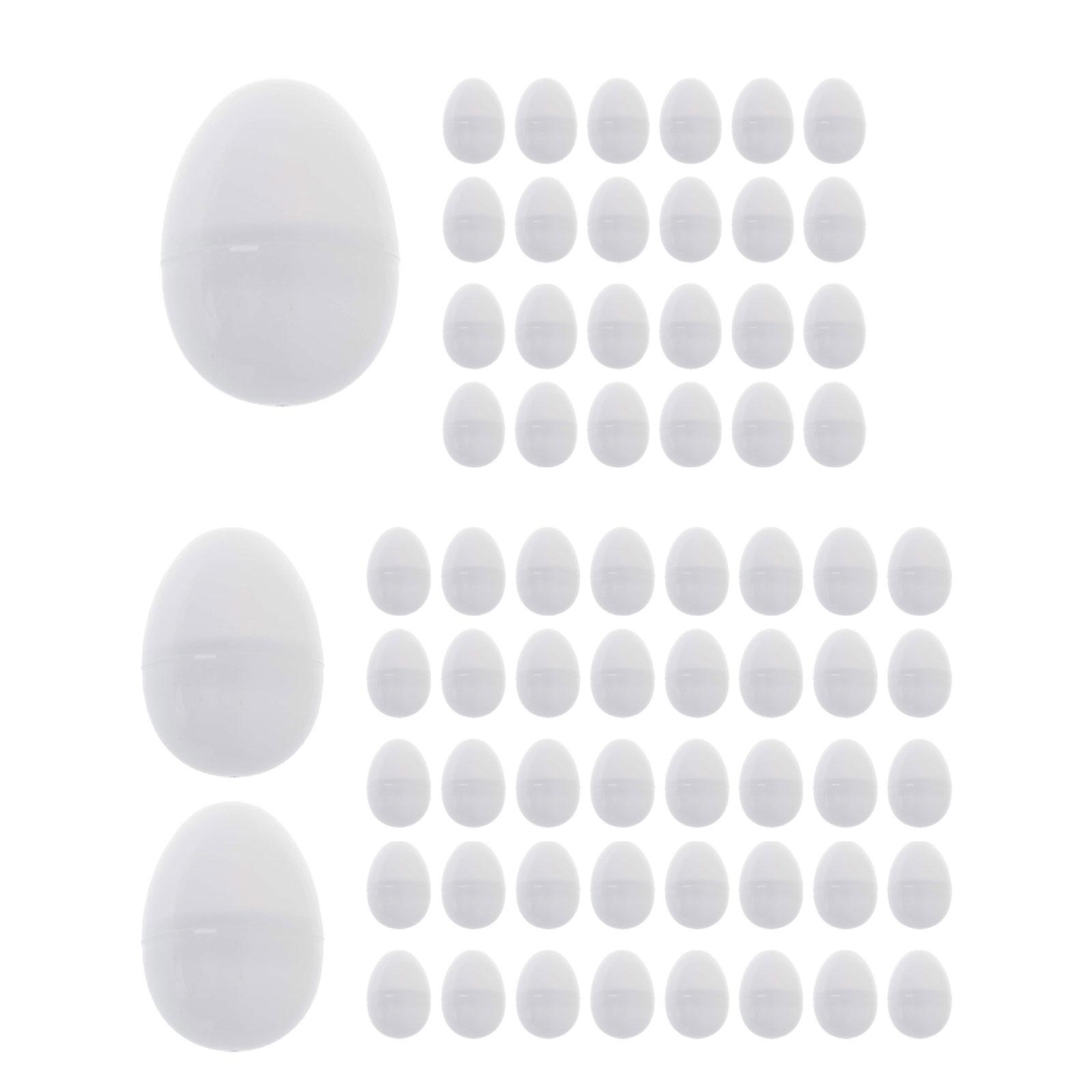 

White Easter Eggs to Decorate Lightweight Artwork Durable Detachable Easter Decor for Holidays Stores Restaurant Presents Cafe 25pcs
