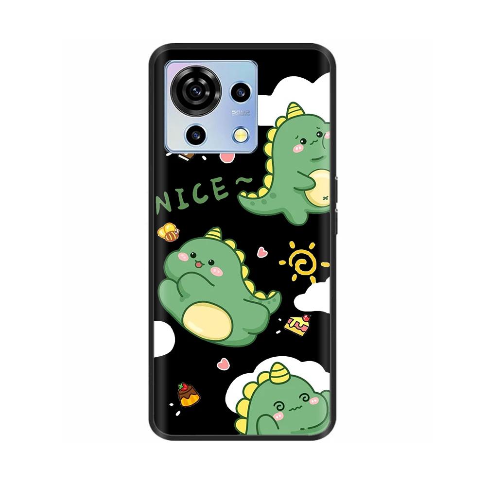 Custodia per ZTE Blade V50 Vita in Silicone Liquido Protezione Completa Copri Telefono per ZTE Blade V50 Vita V50Vita Nuovo Design Retro Morbido