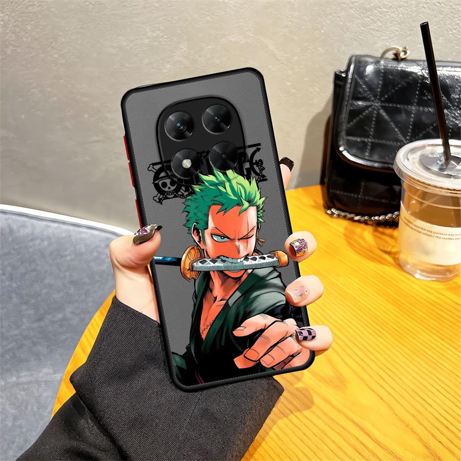 Case for Xiaomi Redmi Note 14 A4 10 13 Pro Plus 12 14C 9S 11 13C Funda Back Phone Cover One Piece Luffy Zoro Cool