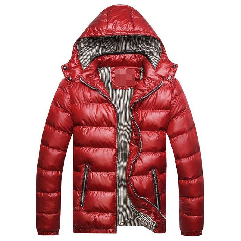Luxurious Men's Winter Warm Hooded Thick Padded Jacket For Ultimate Comfort