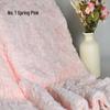 Encrypted Rabbit Fur Plush Fabric: Floral Velvet Cotton Doll DIY, Thickened Rose Pattern for Fur Collars