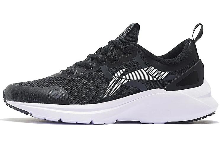 Li Ning YunQue Текстиль, Синтетическая кожа Амортизация Нескользящая Износостойкая Низкие Повседневная Обувь Женская AGLS066-2 35.5