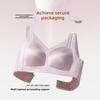 Premium Pearl Satin Triangle Cup Bra, Soft Skin-friendly Side Support Anti-Sagging Fixed Cup Elegant Women's Lingerie