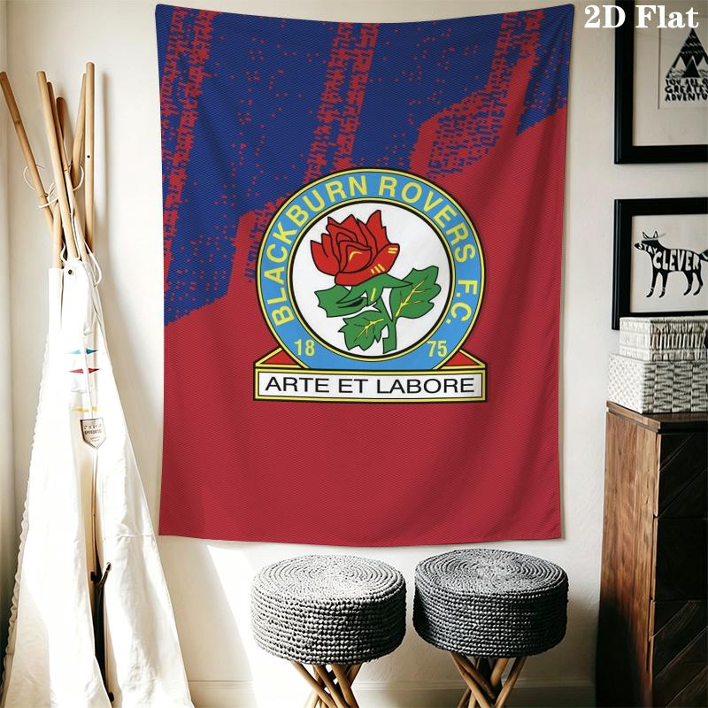 Arazzo da Parete Bristol Rovers fc Appeso Estetico alla Parete Coperta in Tessuto Stampato Arazzi Decorativi per Camera da Letto Soggiorno Arredamento per la Casa