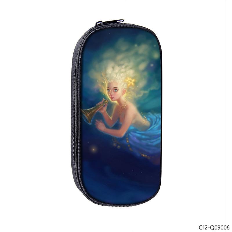 Wonderful Fairy Girls Multifunctional Large Capacity Pencil Case Fashion Trend Bag