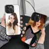 Actor Emma Stone Phone Case For iPhone 17,16,15,14,13,12,11 Plus,Pro Max,XS,Colored Silver Plated Inside Cover
