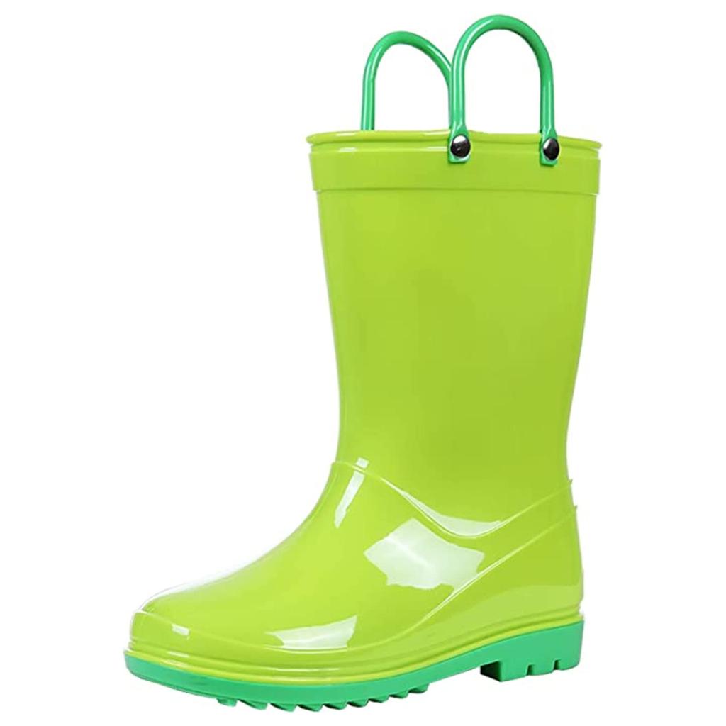 Fashion Litfun New Summer Rain Boots For Girls Boys Rubber Waterproof Platform Children Shoes Soft Sole Outdoor Comfort Rain Kids Boots