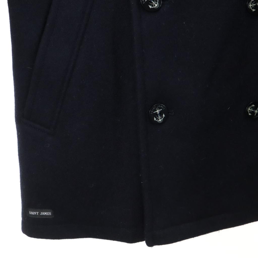 Beauty products SAINT JAMES Melton pea coat S Navy P coat Men's Used