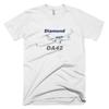 Diamond DA-42 (Blue) Airplane T-shirt - Personalized with N#