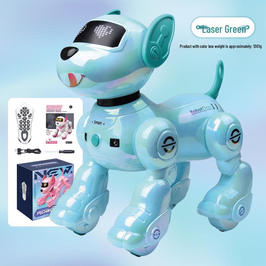 Bionic Smart Robot Dog: Touch Sensing, Remote Control, Singing, Dancing, Walking, and Barking Pet Puppy Toy.
