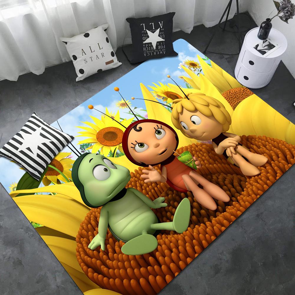 Bee M-Maya Entrance Door Mat Washable Non-Slip Living Room Sofa Chairs Area Mat Kitchen Welcome Doormat
