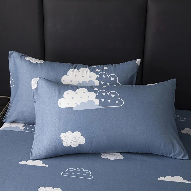 2 Pieces Set 48x74cm Breathable Pillowcase Polyester Envelope Pillow Cover for Summer Sleeping Funda Almohada Funda De Almohada