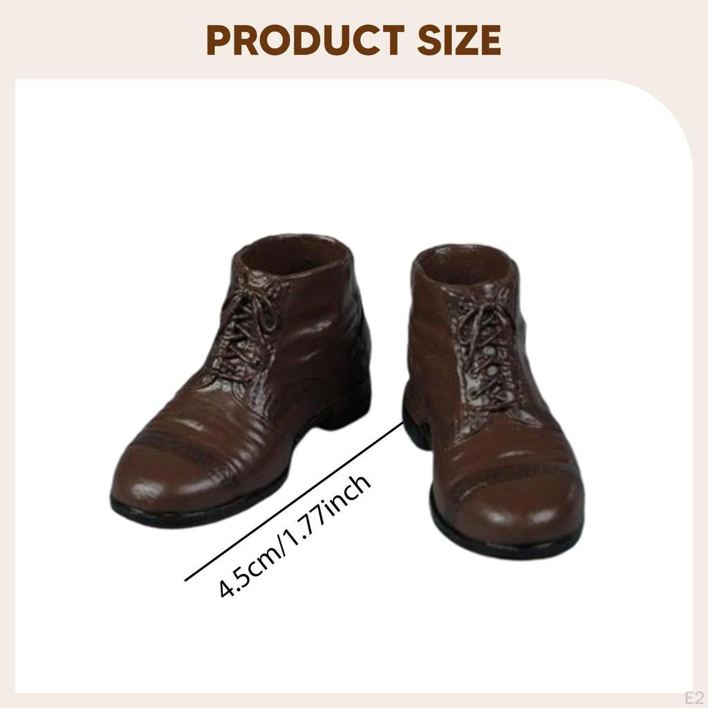 1/6 Male Figure Shoes 12 inch Action Leather Miniature Fashionable Collectible Toy