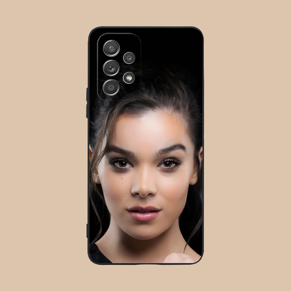 Hailee Steinfeld Matte TPU Mobile Phone Case for Samsung Galaxy M55 54 42 35 34 33 32 23 22 15 14 13 12 F55 5G Colorful Cover