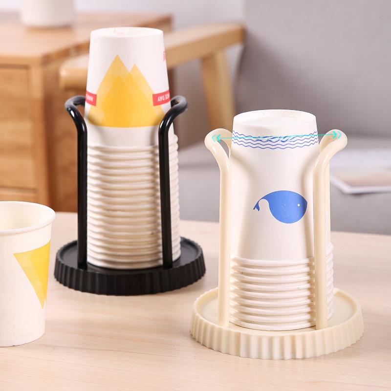 Punch-Free Disposable Cup Holder - Creative Storage Rack for Paper Cups