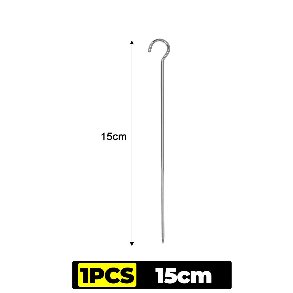 Stainless Steel Skewers Stand Air Fryer Barbecue Stick Kitchen BBQ Skewer Grill with Needle Multifunction Oven Dehydration Rack