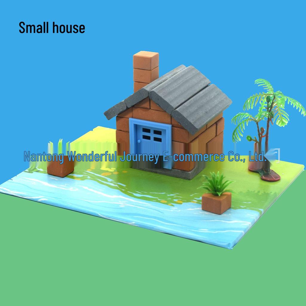 Little Bricklayer DIY Cement House Building Blocks - Educational Toy for Children