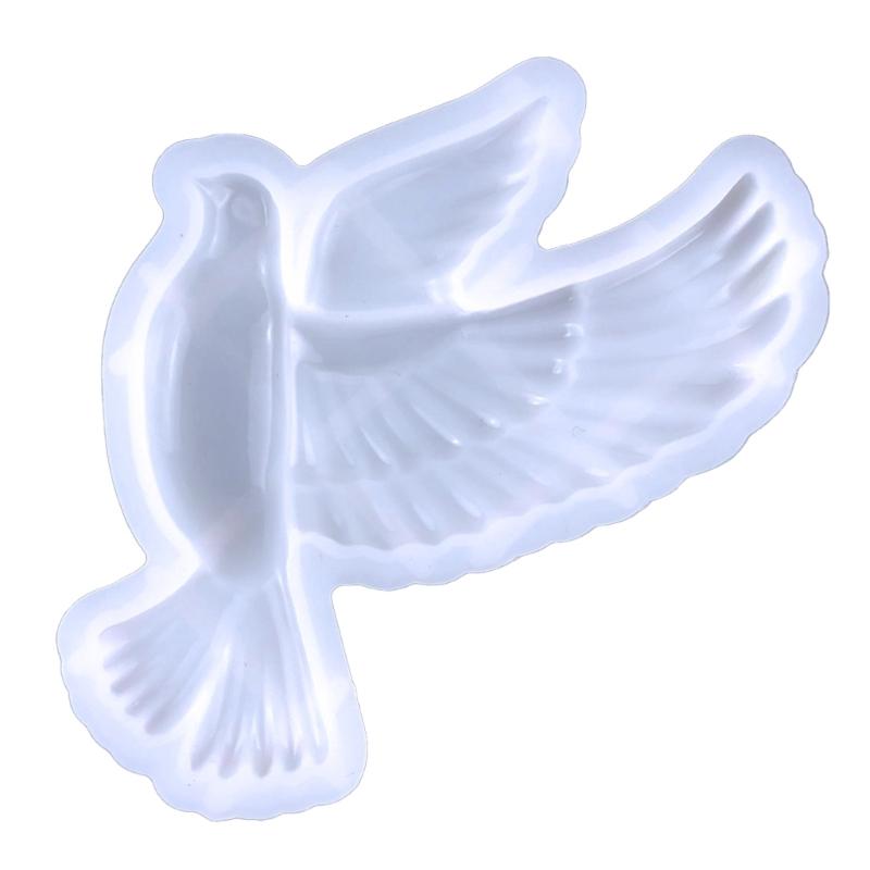 Pigeon Keychain Silicone Mold Keychain Charms Resin Mold Animal Epoxy Resin Casting Mold for DIY Crafts Car Home Decor 1 чистый