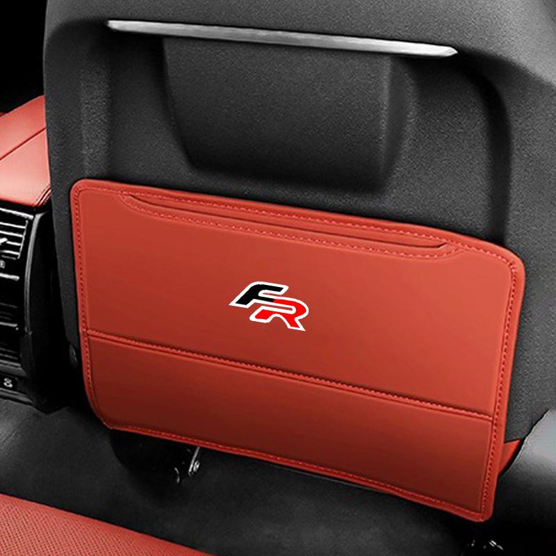 Autositz-Rückenlehnen-Aufbewahrung Hinten Verschleißschutz Rückenlehne Anti-Kick-Pad Für Seat FR Leon Ibiza Altea Exe 5f TARRACO Auto-Innenzubehör ibz023