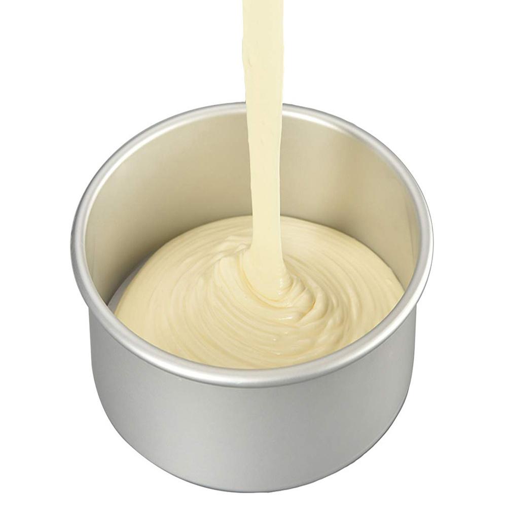 4/6/8/10 Inch Removable Bottom Aluminum Round Cake Pan Baking Tray Layer Tier Cake Pans Cheesecake Tin Kitchen Tools      10110