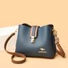 Borsa da donna, Nuova borsa a tracolla, Colore a contrasto, Borsa a secchiello alla moda, Borsa da donna