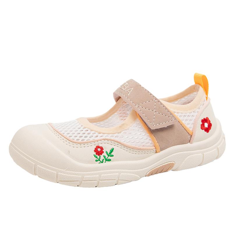 

Summer Single Mesh Breathable Kids Sports Sandals Girls Casual Shoes for Toddlers and Big Kids Soft Sole Comfort size 34 абрикосовий