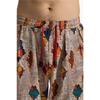 Summer Cotton Linen Men's Casual Drawstring Graphic Print Boho Tribal Vintage Pants Outdoor Activities Trousers Running Jogger