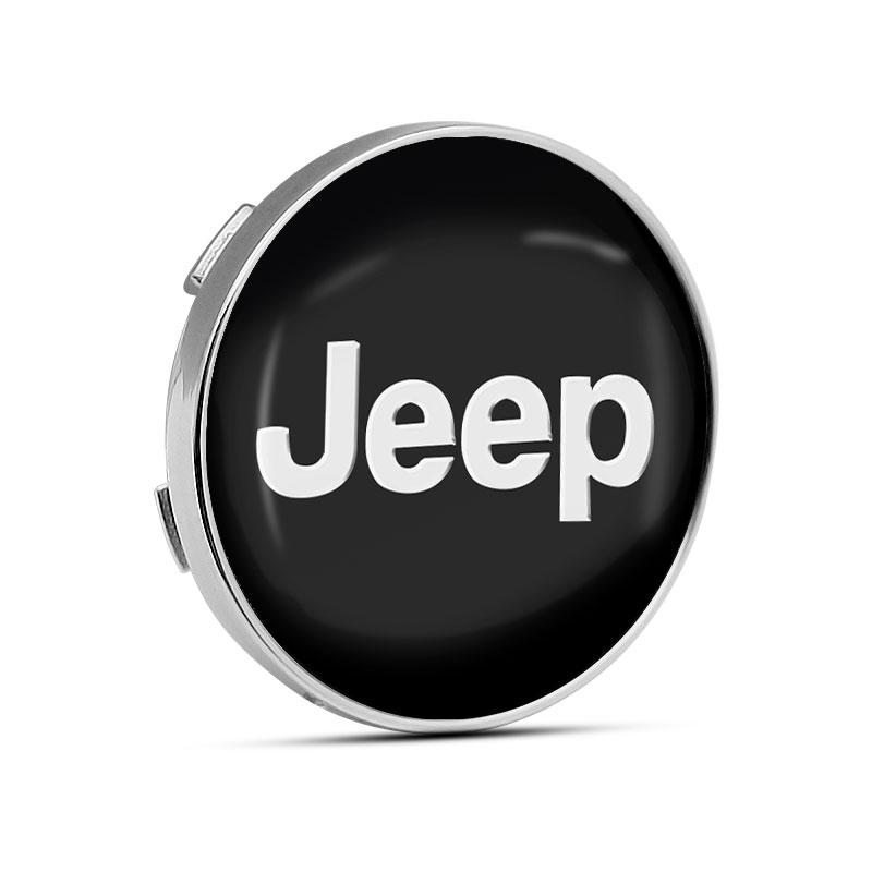 4 Stück 60MM Auto Radmitte Nabenkappe Autozubehör für Jeep JK Gladiator Compass Renegade Grand Cherokee Wrangler