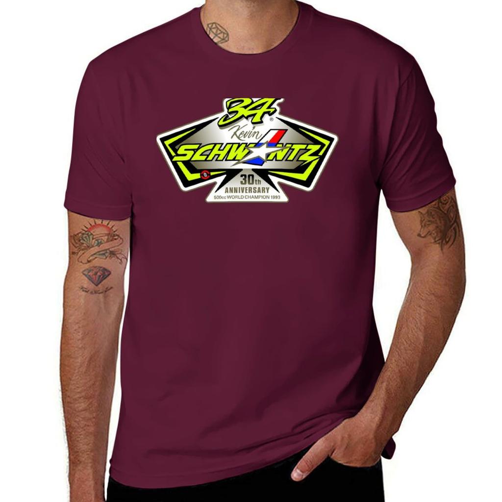 Kevin Schwantz 34 Tshirt Customizeds Sports Fans Unisex Clothings