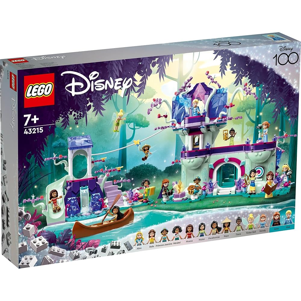 LEGO Disney Magical Treehouse Building Set for Kids Ages 7-9 with Blocks and Accessories