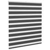 Zebra Roller Blind, Black, Fabric Width 120.9Cm, Polyester