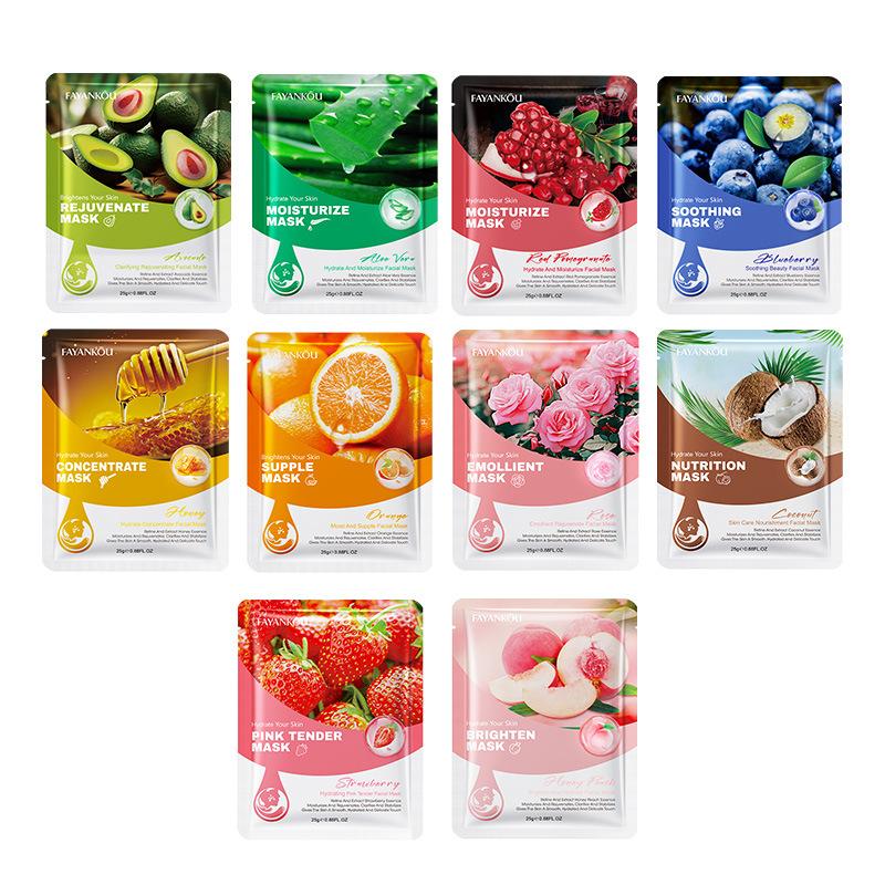 FAYANKOU Flower and Fruit Essence Moisturizing Facial Mask