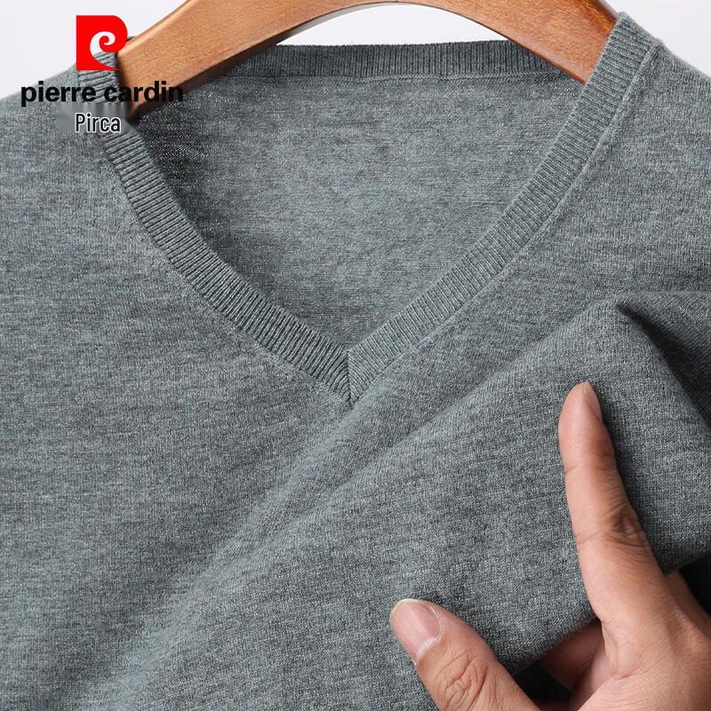 

Pierre Cardin Men s 100% Wool V-Neck 3/4 Sleeve Sweater 3XL