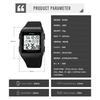 SKMEI 1960 LED Light Wristwatch reloj hombre Digital movement Mens Sport Watch Military Countdown Alarm Clock 5Bar Waterproof